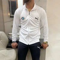 Dry fit polyester sports jacket for men - Black, XL