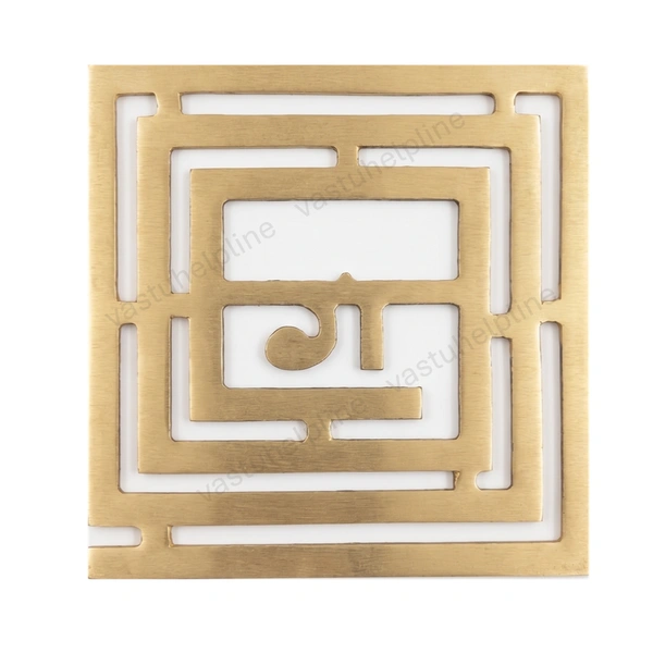 Brass Square Helix Casting