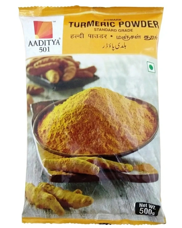 AADITYA Turmeric Powder 500g (হলুদের গুড়া ৫০০ গ্ৰাম)