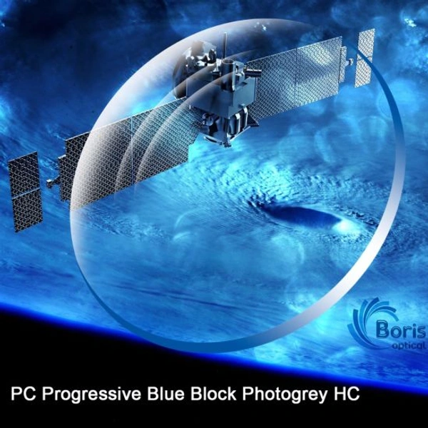 Progressive Lens Blueblock - green, Dia 70, 1.50