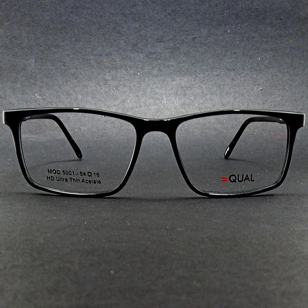 Qual (HD Ultra Thin Acetate)  - black, 54-16