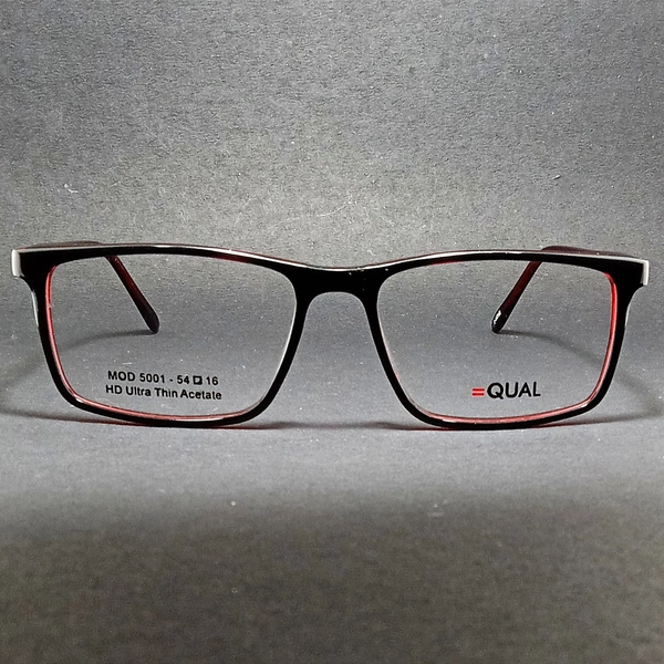 Qual (HD Ultra Thin Acetate)  - maroon, 54-16