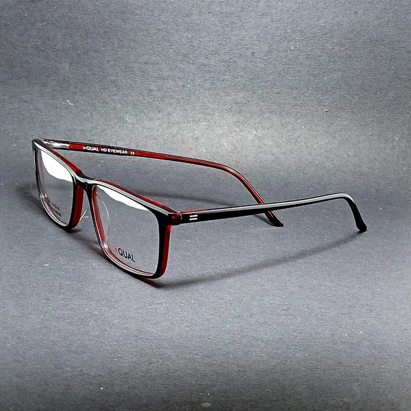 Qual (HD Ultra Thin Acetate)  - maroon, 54-16