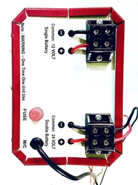 AK.Mart Heavy Car Battery Charger 12V/24v Battery Charger All in one Approx 7 kg - 20*5*20, Red And Black