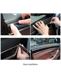 Chrome Line Car Side Window Door Beading Roll 20 MM Silver Chrome Strip 20 Metres - 20M, Silver, New, Steal