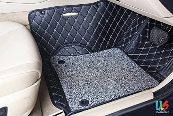 AN.Mart 7D Mat for Nissan Magnite (Black) - ?Custom Fit, Black, New, Leather