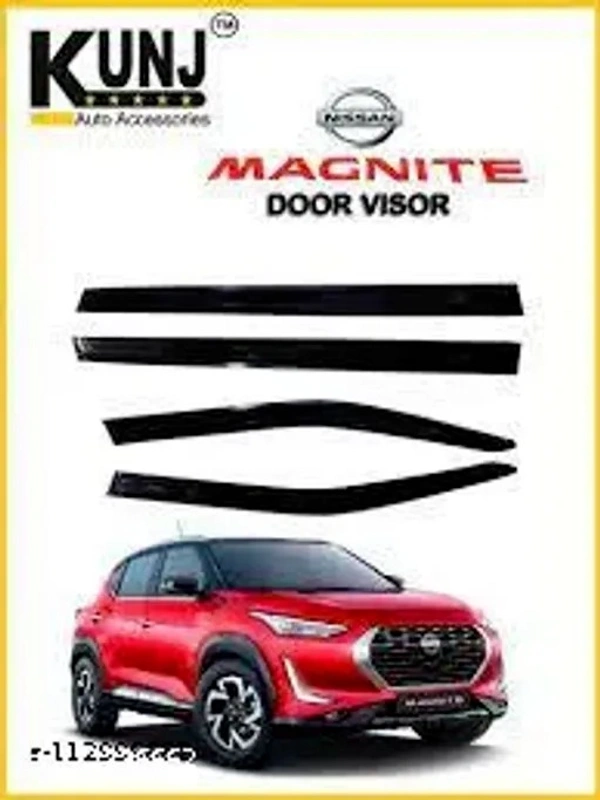 AM.Mart NISSAN MAGNITE Door Visors Others - Free Size, Black, New, Plastic