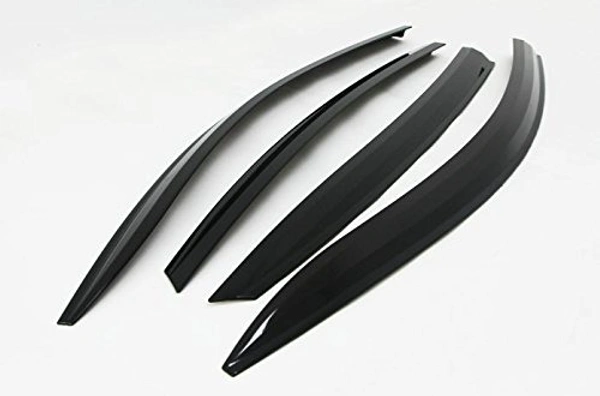 AM.Mart TUV-300 Mahindra Tuv 300 Door Visor/rain Guard Shade Set Of 6 - FIT, STEEL, New, Plastic