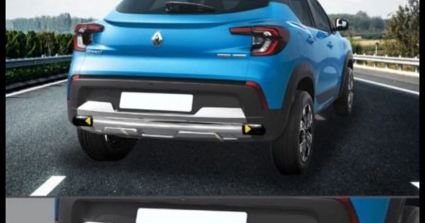 I.C.G Stainless Steel Rear Bumper Protector kiger - fit, steel/crom, new, steel/iron