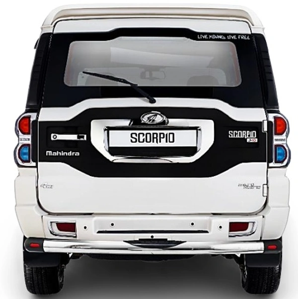 I.C.G Stainless Steel Rear Bumper Protector | SS Dx | for Mahindra Scorpio | S3, S5, S7, S9, S11 All Variants | Only for The Car Year of Manufacturing 2017 -Present | - fit, steel/crom, NEW, steel/iron