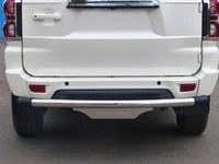 I.C.G Stainless Steel Rear Bumper Protector | SS Dx | for Mahindra Scorpio | S3, S5, S7, S9, S11 All Variants | Only for The Car Year of Manufacturing 2017 -Present | - fit, steel/crom, NEW, steel/iron