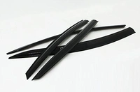 kartear DOOR VISOR FOR KIA SELTOS / WIND VISOR / RAIN VISOR / SUN VISOR (4PC) - Free Size, Black, New, Plastic