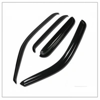 kretaer CAR DOOR VISOR FOR MARUTI SUZUKI S PRESSO / RAIN VISOR/ WIND VISOR (4 PC) - Free size, Black, New, Plastic