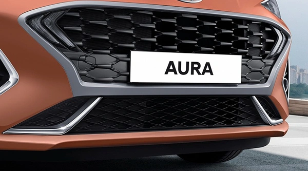 I.C.G Hyundai AURA Car Stainless Steel Rear Bumper Safety Guard - FIT, steel/crom, NEW, steel/iron