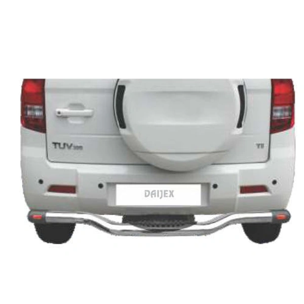 I.C.G Rear Bumper Protector | SS Dx | for Mahindra TUV 300 All Variants | Only for The Car Year of Manufacturing 2015 -Present | - FIT, STEEL /crom, NEW, IRON/STEEL