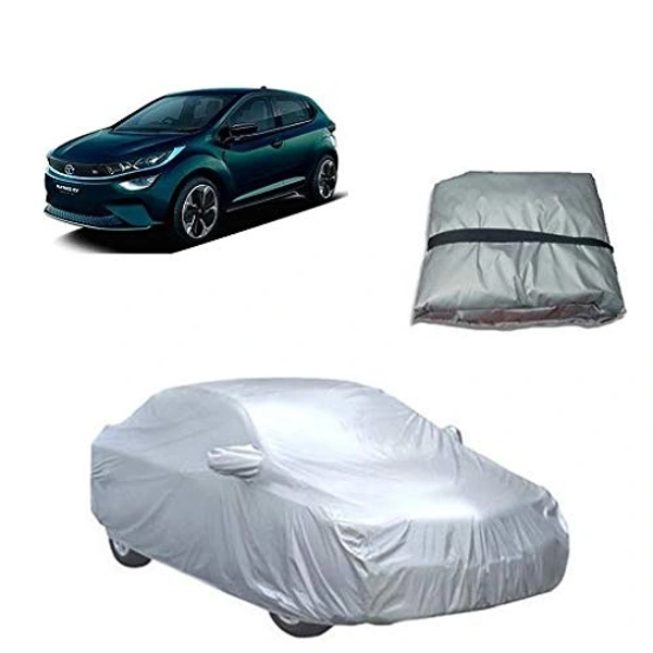 COVRE-X Glaze Waterproof Heat Resistant Car Body Cover Compatible With Tata Altroz 2020 - Glaze Silver - FIT, SILVER, NEW, 100% Waterproof Metallic Silver Car Body Cover with Soft Cotton Interior Lining which also makes it Heat Resistant, keeping your car Dry and Cool.