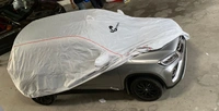 COVRE-X Waterproof Car Cover for Honda Amaze | Premium Sturdy Material | Heat and Dust Resistant | Heavy Buckle | Mirror and Antenna Pockets | Car Accessories Essentials (Silver) - FIT, SILVER, NEW, 100% Waterproof Metallic Silver Car Body Cover with Soft Cotton Interior Lining which also makes it Heat Resistant, keeping your car Dry and Cool.