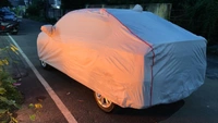 COVRE-X  Water Proof - dust Proof - car Body Cover for Compatible with Hyundai Aura car Cover - Water Proof UV Proof - car Body Cover (Grey with Mirror Pockets) - FIT, SILVER, NEW, 100% Waterproof Metallic Silver Car Body Cover with Soft Cotton Interior Lining which also makes it Heat Resistant, keeping your car Dry and Cool.