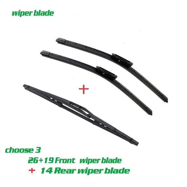 ZOLO Maruti Swift OldDriver Size:26 inch  Passenger Size:19 inch  Rear wiper size:14 inch  Product Details: - 21"19", BLACK, NEW, PLSTIC/METAL