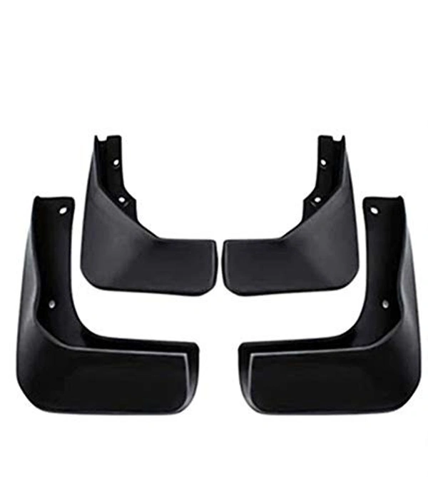 A&M PVC Mud Flap for Tata Nexon (Black) - fit, black, new, Durable Plastic