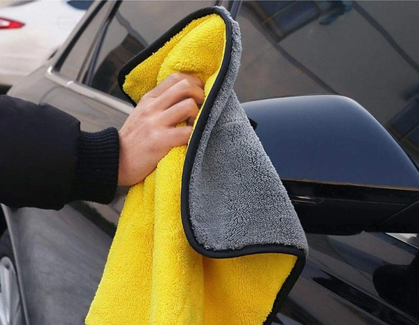 SOBBY 800 GSM Microfiber Cloth for Car Cleaning and Detailing - 40cm x 40cm (1 N - Multicolor) - small, any, new, Microfiber Cloth