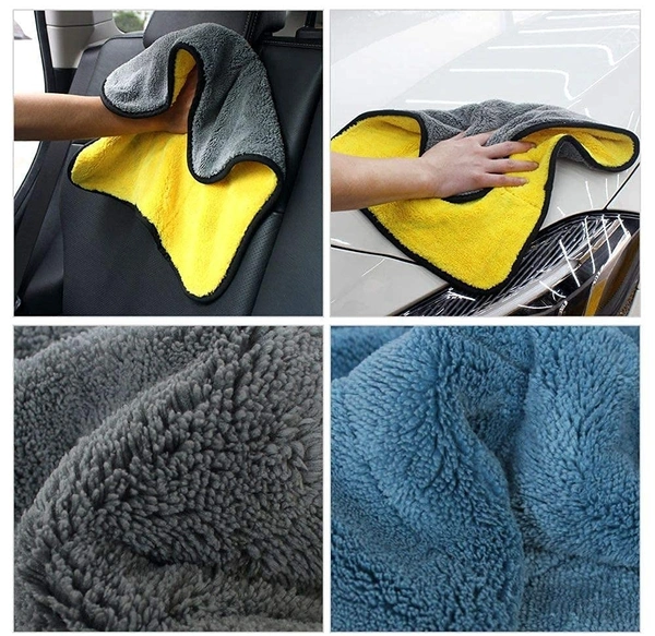 SOBBY 800 GSM Microfiber Cloth for Car Cleaning and Detailing - 40cm x 40cm (1 N - Multicolor) - small, any, new, Microfiber Cloth