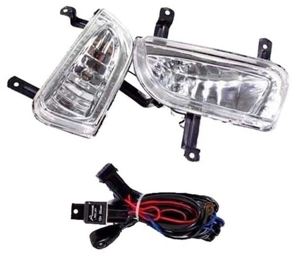 Fog Lamp Scarpio T4 h Oe - FREE SIZE, BLACK, NEW, PLASTIC