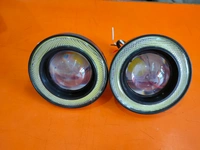UNIVERSAL FOG LIGHT FOR CAR - FREE SIZE, BLACK/WHITE/BROWN, NEW, PLASTIC/GLASS