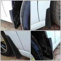 I.C.G ANKITMART PATNA MUD FLAP FOR Tata Nexon EV Max - FREE SIZE, BLACK, NEW, PLASTIC