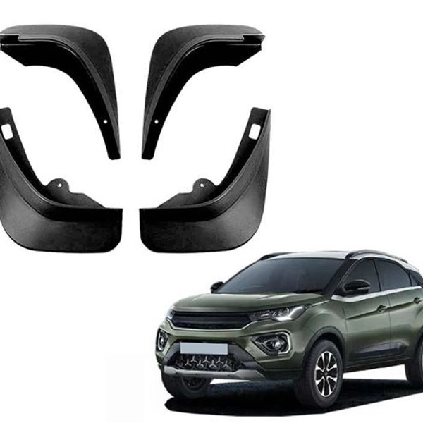 I.C.G ANKIT MART PATNA MUD FLAP FOR Hyundai New Verna - FREE SIZE/FIT, BLACK, NEW, PLASTIC