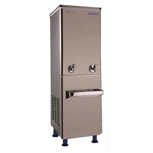 Voltas Steel Normal and Cold Water Cooler, 40/80 PSS, Storage Capacity -80L, Cooling Capacity-40L - Compact, White, NEW, Stainless Steel, Brass, Copper