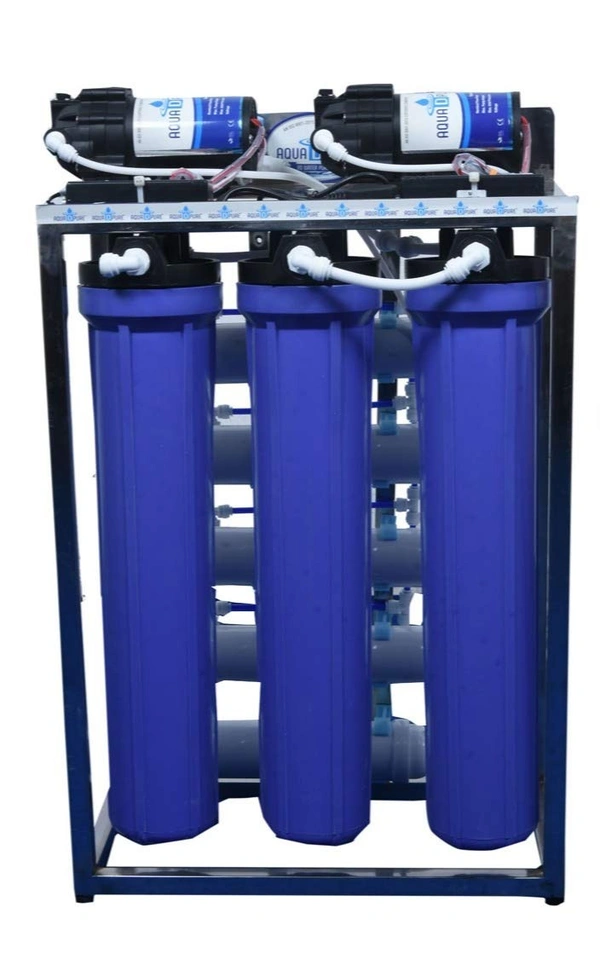 AQUA  50 LPH Commercial RO Water Purifier Plant, 50 Litre with TDS Adjuster (50 LPH RO With Hi TDS Membrane) - Compact, White, NEW, Stainless Steel, Brass, Copper