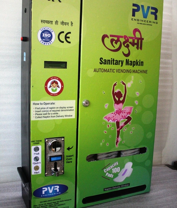 ASMITA Manual Sanitary Napkin Vending Machine (100 Capacity) - fit, NEW