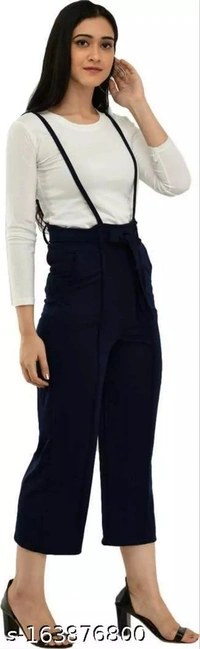 GTCb-163876800 Best Seller Stylish Fashionable Dungaree for Women | Colours - Peach & Navy Blue (PACK OF 2) - Navy Blue &Peach, M