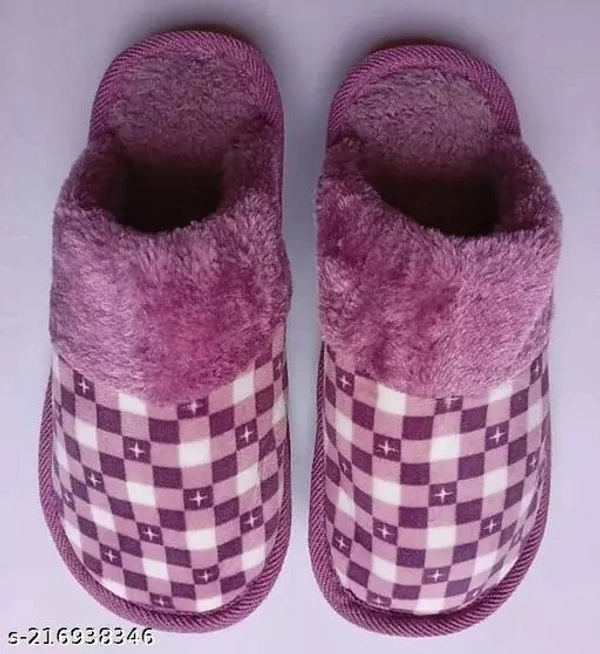 GWSc-216938346 Latest Fashion Casual FlipFlop Slipper For Women and Girls - Violet Eggplant, IND-6