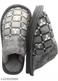 GWSc- 216935896 Totalique Casual Flip Flop Slipper For men and women* - Gray, IND-9