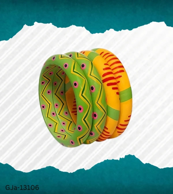 GJa-13106 Stylish Wooden Bangel - 2.4