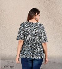 GWWc-20301 Round Neck Top For Girls - L