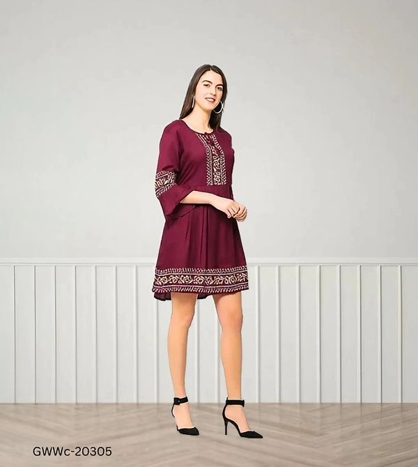 GWWc-20305 Stylish Trendy Modern Dress - XL