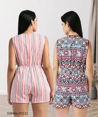 GWWa-20111 New Stylish Women Short Jumpsuits - XL