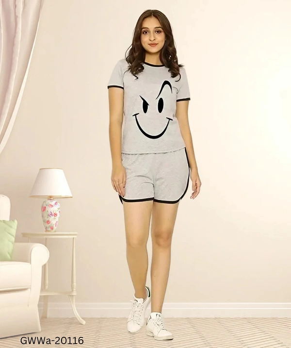 GWWa-20116 Beautiful Smile Top & Bottom Set - M