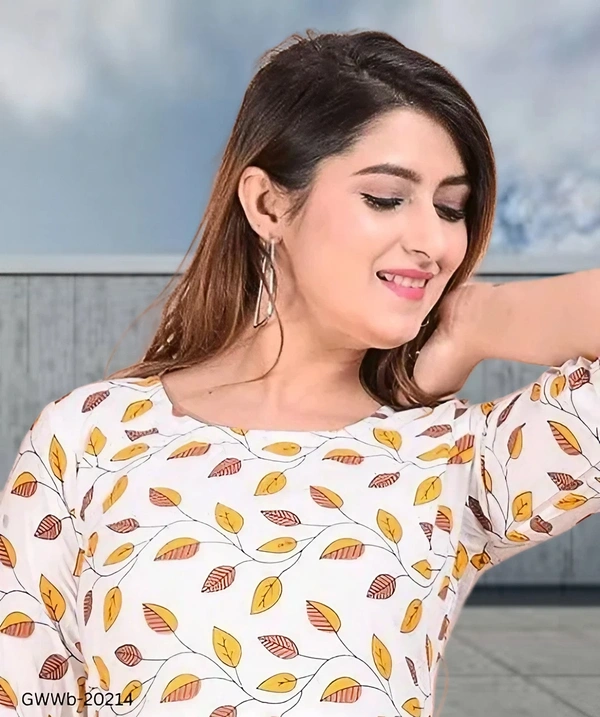 GWWb-20214 Designer Casual Dress For Women - S