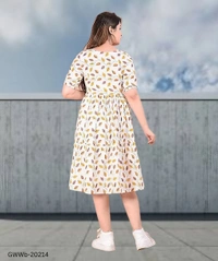 GWWb-20214 Designer Casual Dress For Women - L