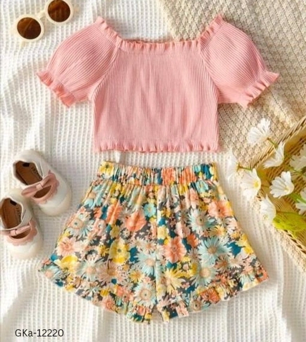 GKb-12220 Trendy Girls Skirt & Tops - 18-24 Months