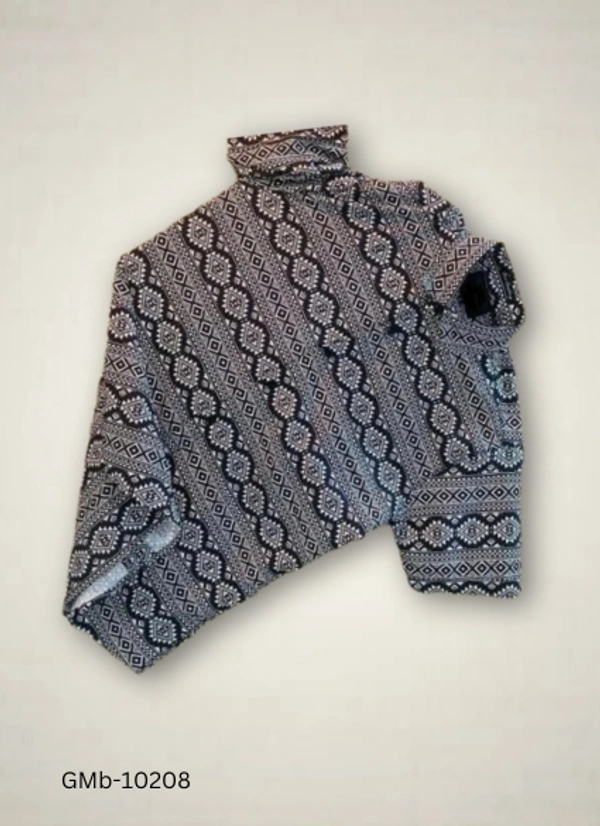 GMb-10208 Trendy Half Sleeve Men Shirts - XXL