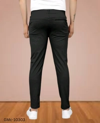 GMc-10303 Men's Lycra Regular Fit Trouser - 38