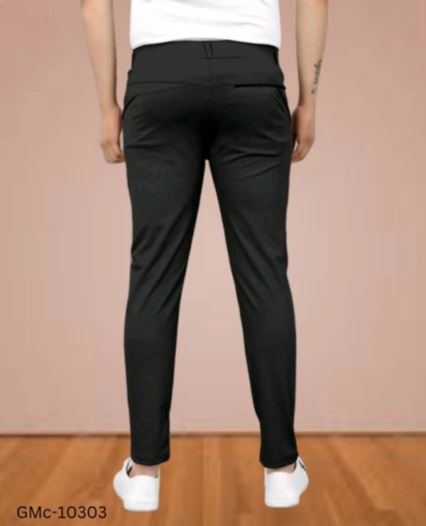GMc-10303 Men's Lycra Regular Fit Trouser - 38