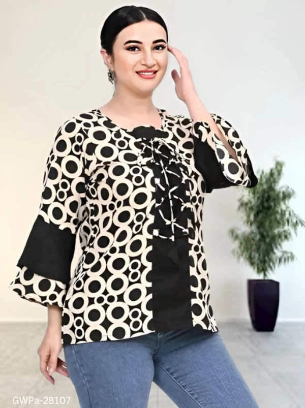 GWPa- 28107 Stylish Western Top/Tunic - S