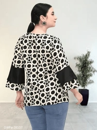 GWPa- 28107 Stylish Western Top/Tunic - S