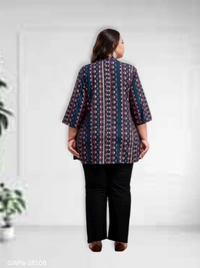 GWPa-28108 Women Rayan Top Plus Size - XXXL